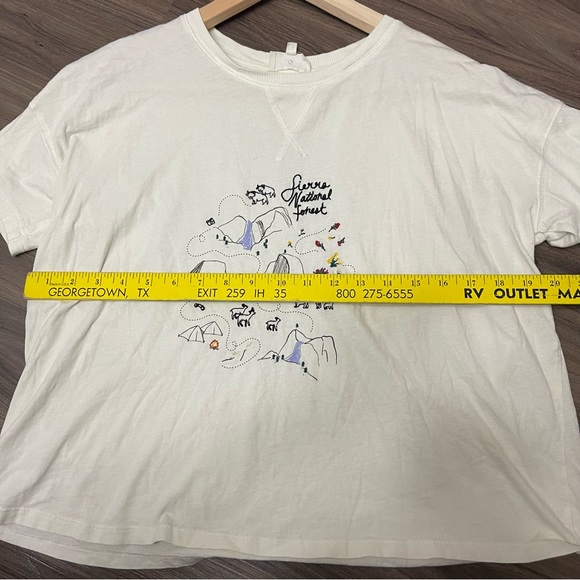 Lou & Grey Forest Map Softserve Tee sz small - Picture 8 of 9